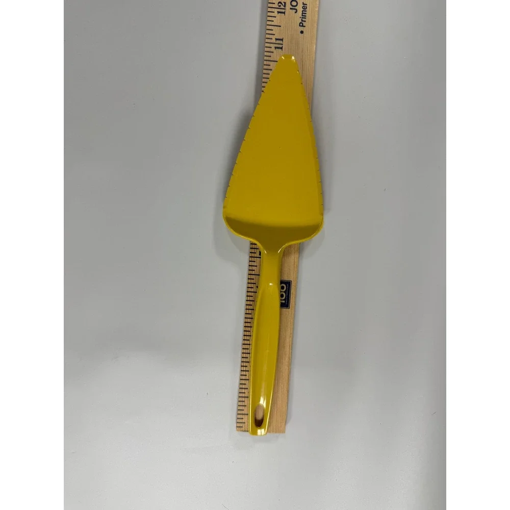 VTG Foley Pie Cake Server Slicer Yellow Nylon Plastic MCM Retro Kitchen Utensil